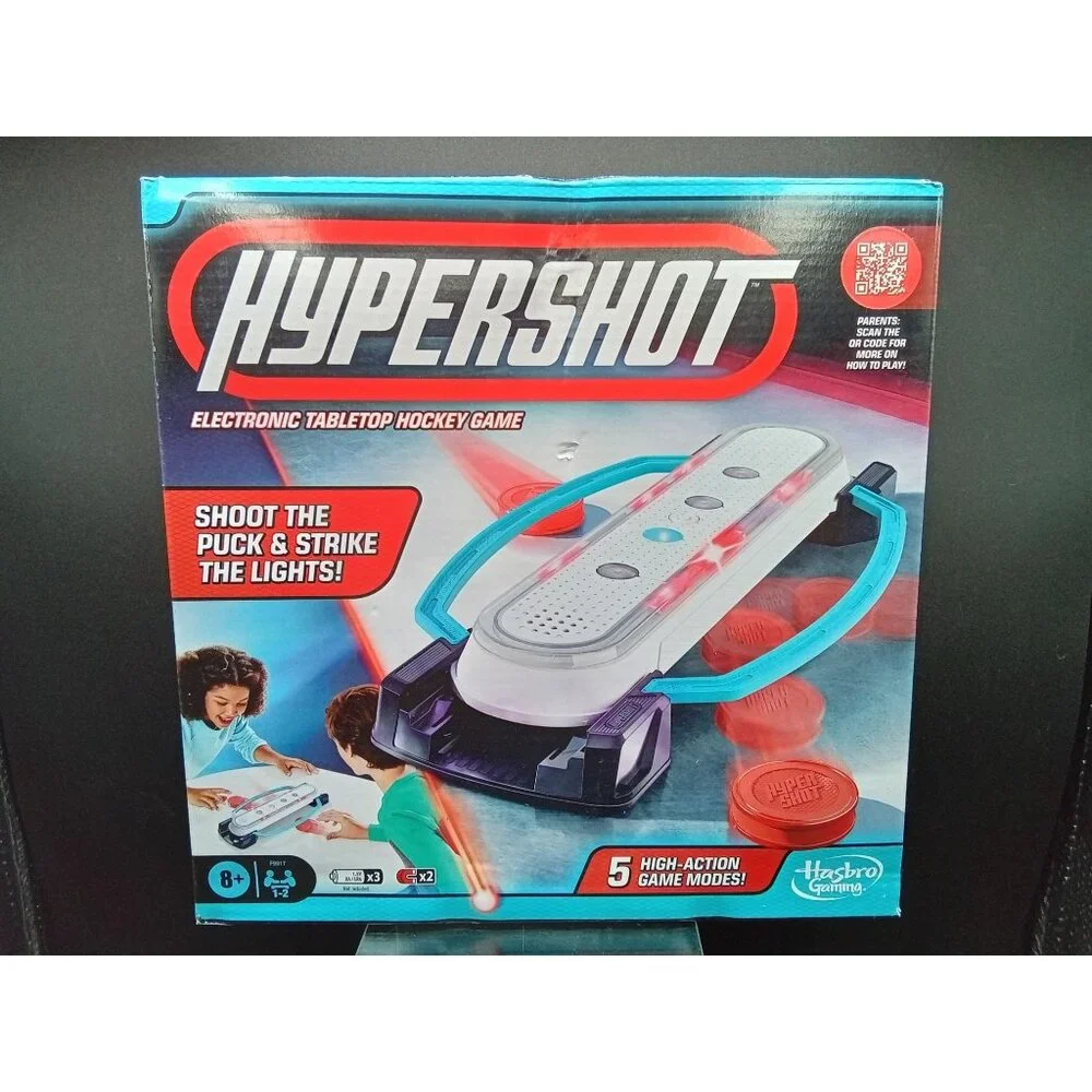 Hypershot Electronic Tabletop Hockey Game By Hasbro Gaming  5 Game Modes & Light